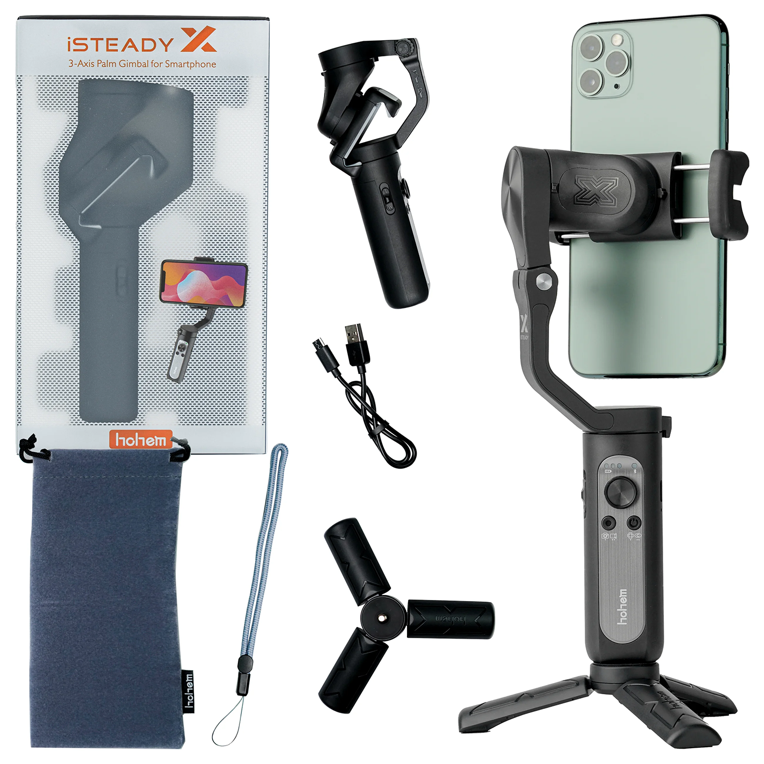 Gimbal Hohem iSteady X widok ogólny